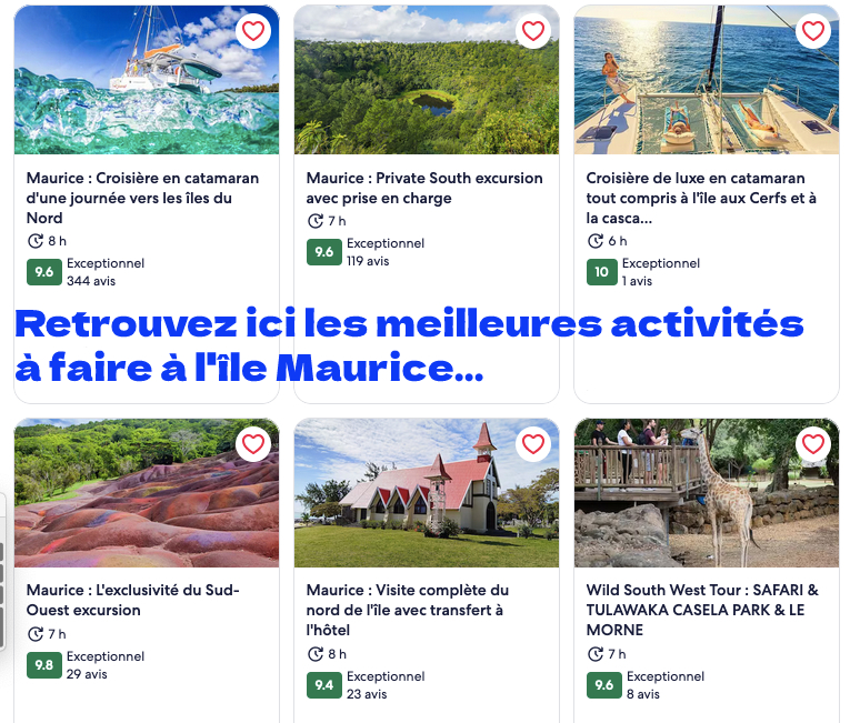 activités à faire à l’île maurice